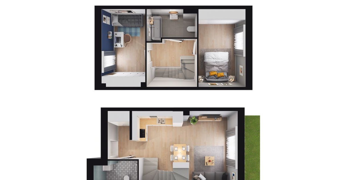 3-pokojowy dom 65m2 + ogródek Bez Pośredników