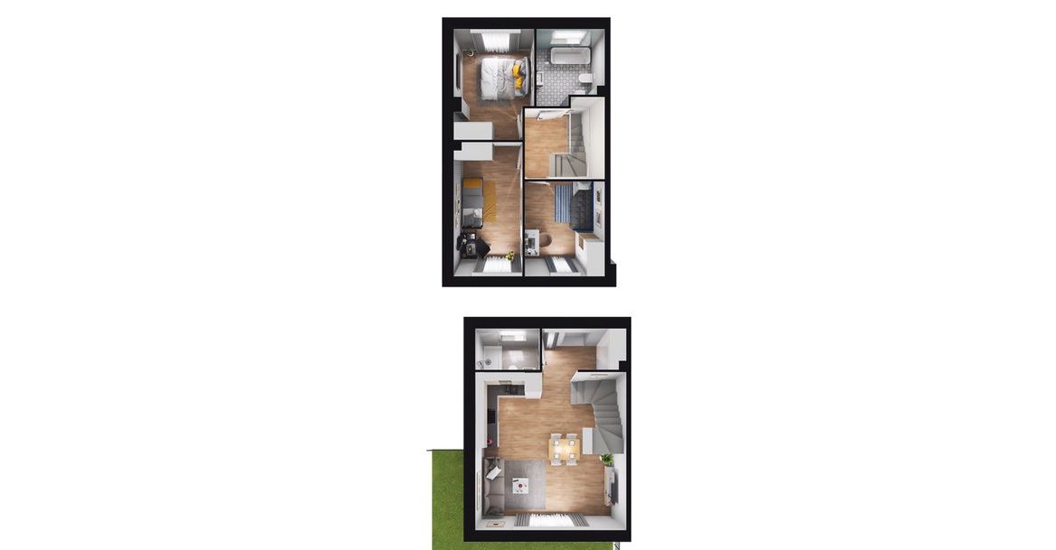 4-pokojowy dom 74m2 + ogródek Bez Pośredników