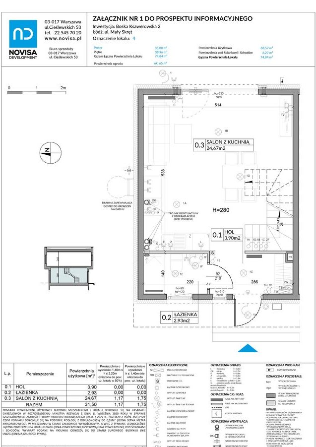 4-pokojowy dom 74m2 + ogródek Bez Pośredników