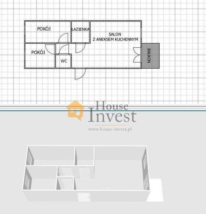 Apartament 71 m2 os. Bielany
