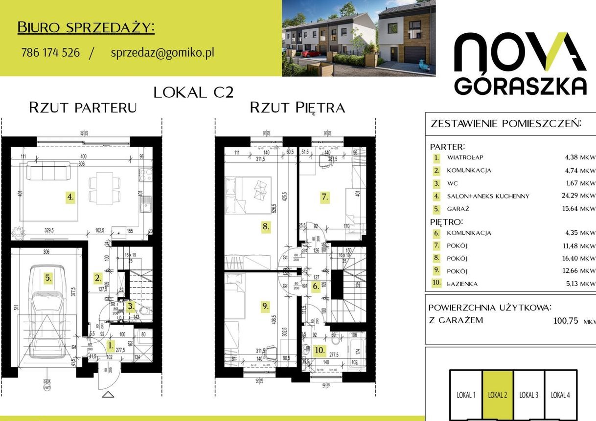 4-pokojowy dom 147,9 m2 + ogródek