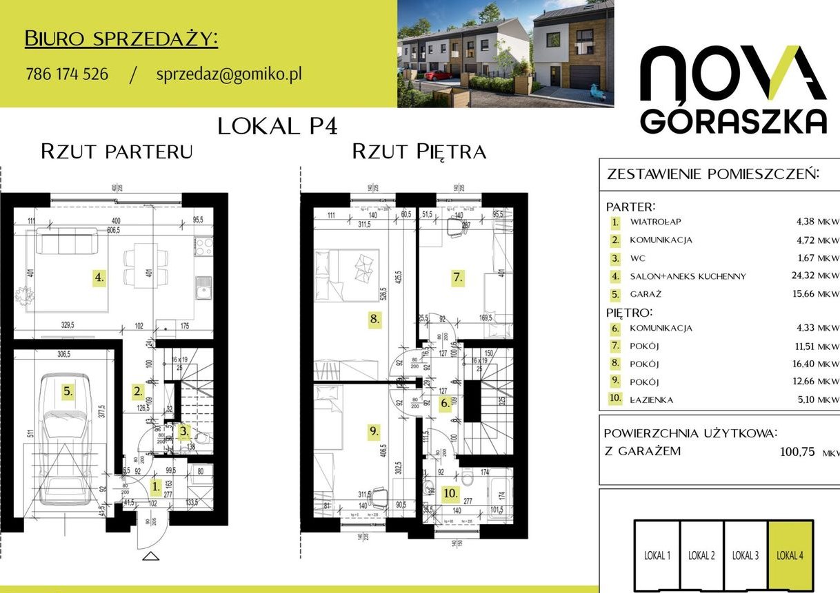4-pokojowy dom 147,95 m2 + ogródek