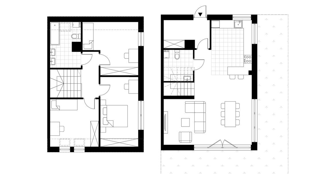 4-pokojowy dom 102m2 + ogródek Bezpośrednio