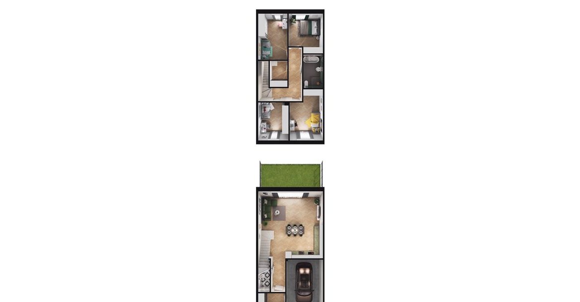 4-pokojowy dom 124m2 + ogródek Bez Prowizji
