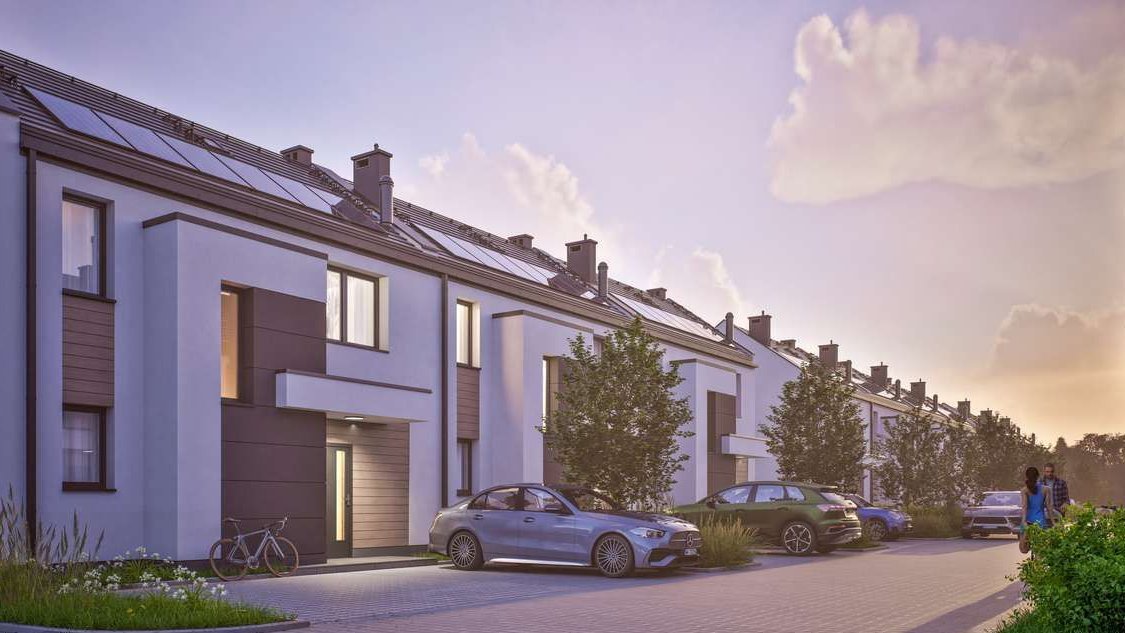 Kompaktowy dom na granicy Wrocławia, 3 sypialnie, taras , ogródek