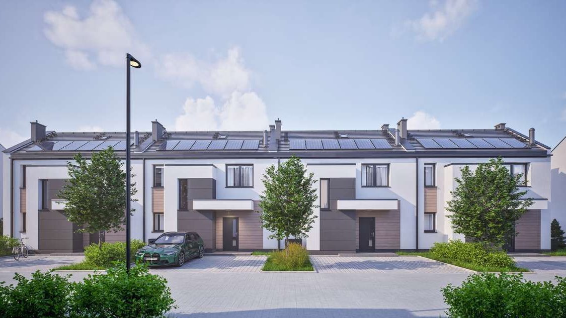 Kompaktowy dom na granicy Wrocławia, 3 sypialnie, taras , ogródek