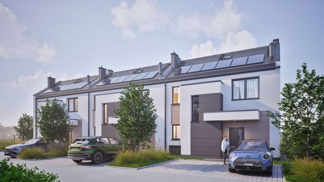 Kompaktowy dom na granicy Wrocławia, 3 sypialnie, taras , ogródek