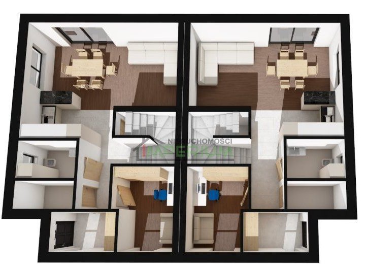 Dom w zabudowie bliźniaczej 105 m2 w Chełmcu.