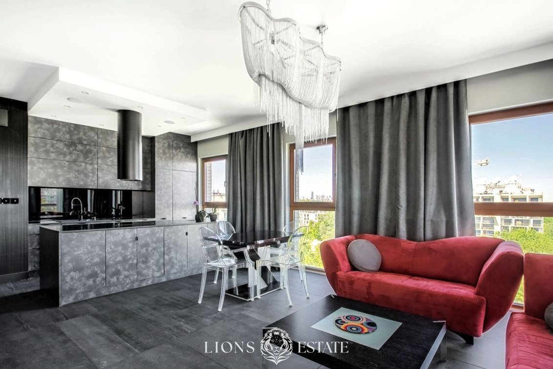 Przestronny apartament z loggią na Mokotowie