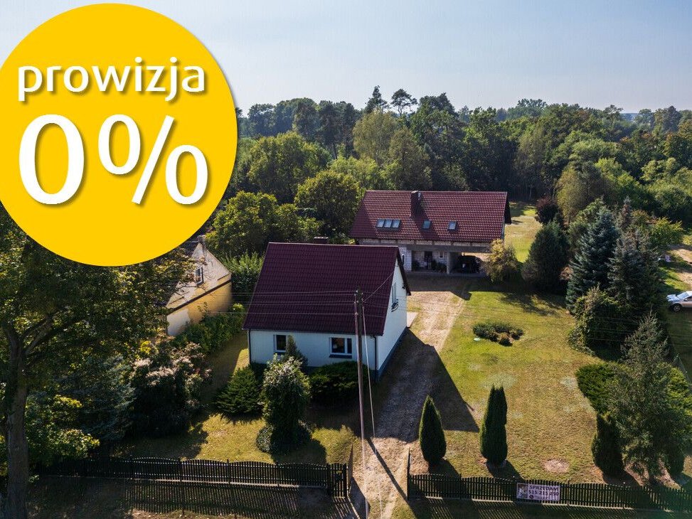 Dom z budynkiem gospodarczym i dużą działką