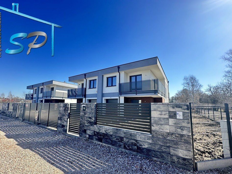 Bliźniak z garażem, dyży ogródek, wysoki standard