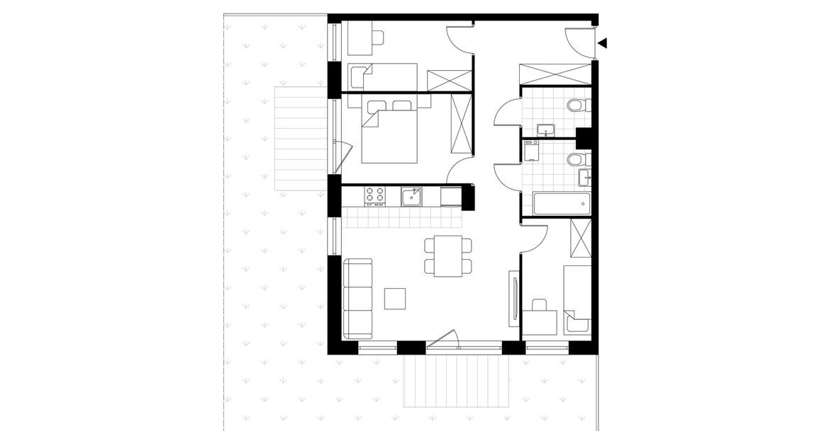 4-pokojowe mieszkanie 63m2 + ogródek Bez Prowizji
