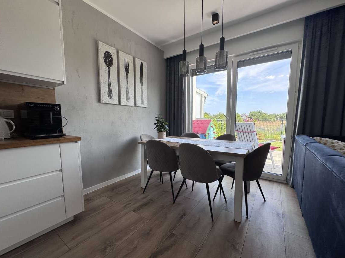 Nowoczesny dom szeregowy, Murowaniec | 134 m² | ogród, garaż