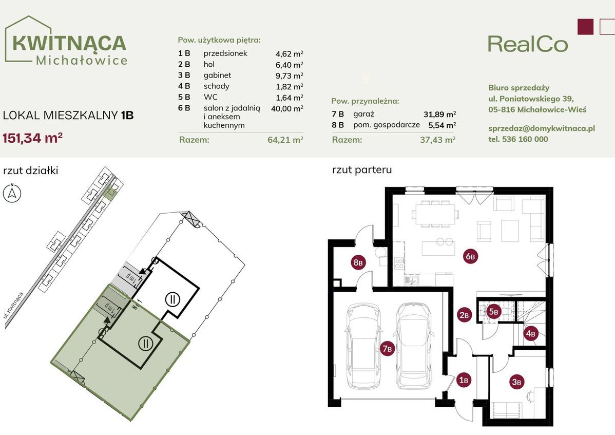 6-pok. dom 151 m2 + duży ogródek 320 m2