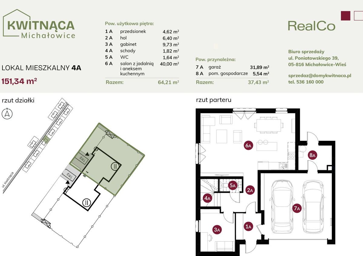 6-pok. dom 151 m2 + duży ogródek 255 m2