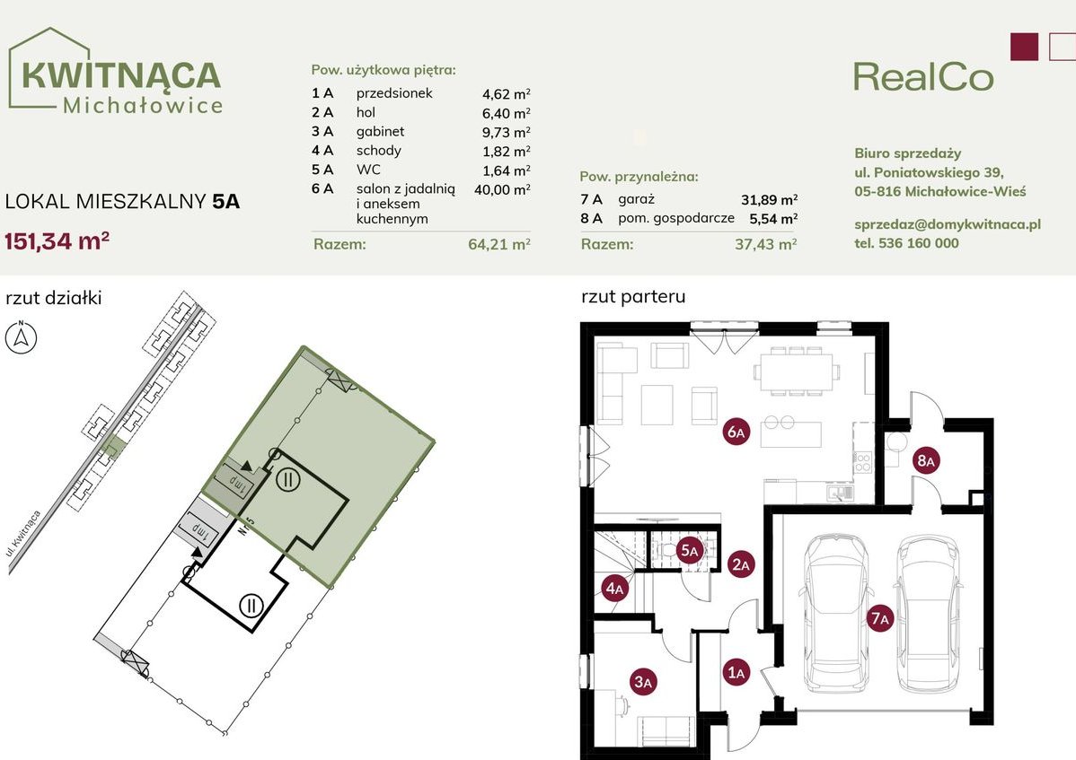 6-pok. dom 151 m2 + duży ogródek 378 m2