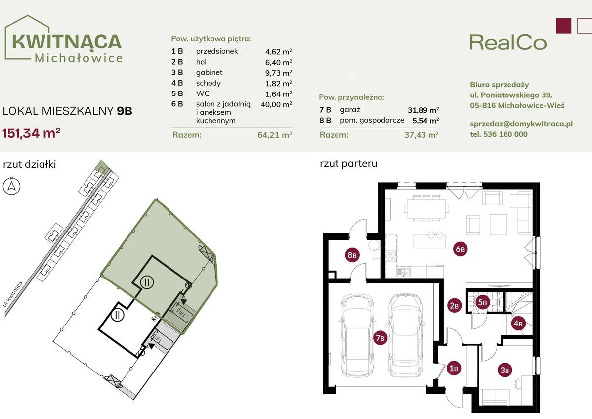 6-pok. dom 151 m2 + duży ogródek 339 m2