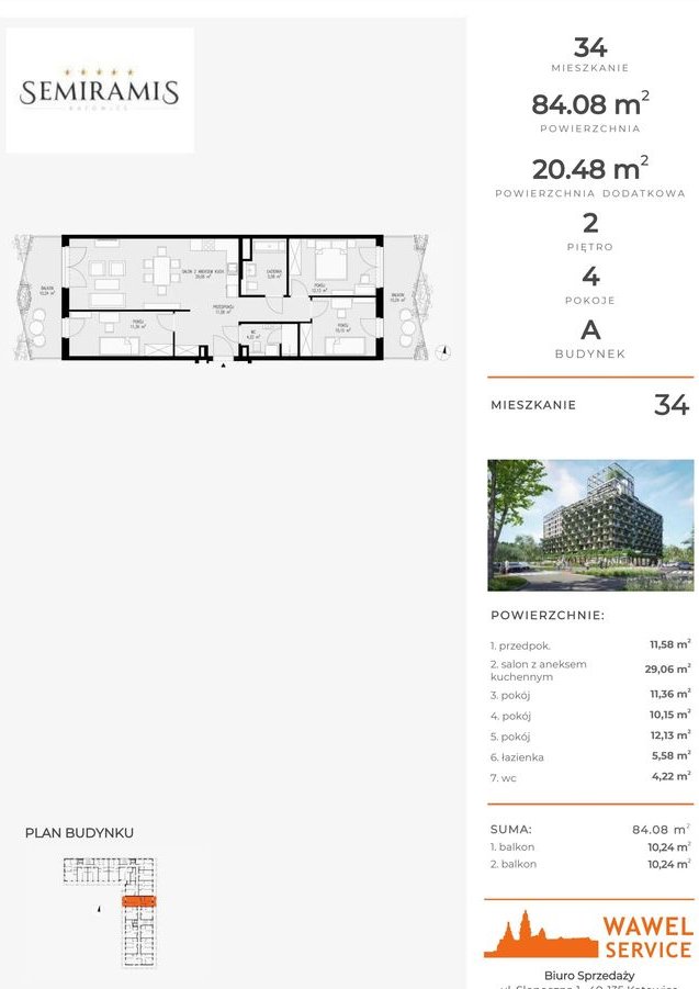 Semiramis | mieszkanie 4-pok. | 34