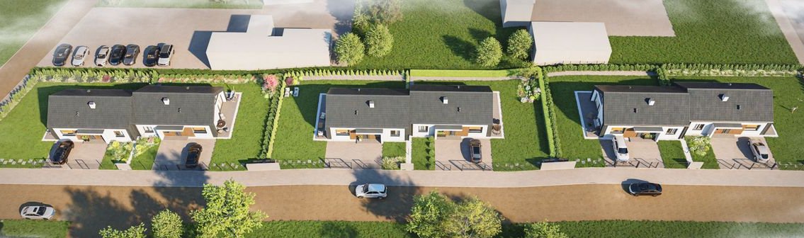 Dom w w zabudowie bliźniaczej przy Żelazowej Woli