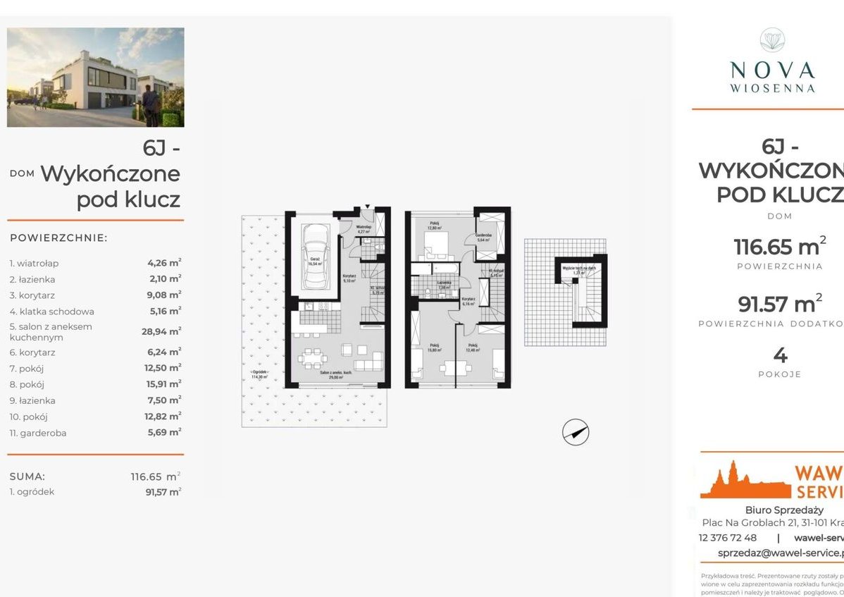 Dom 6J - Wykończone pod klucz