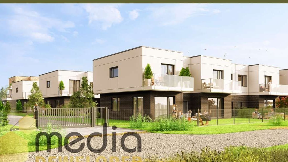 Nowoczesny dom szeregowy 114m² 8A | Garaż, ogród i taras | Lipiec 2026