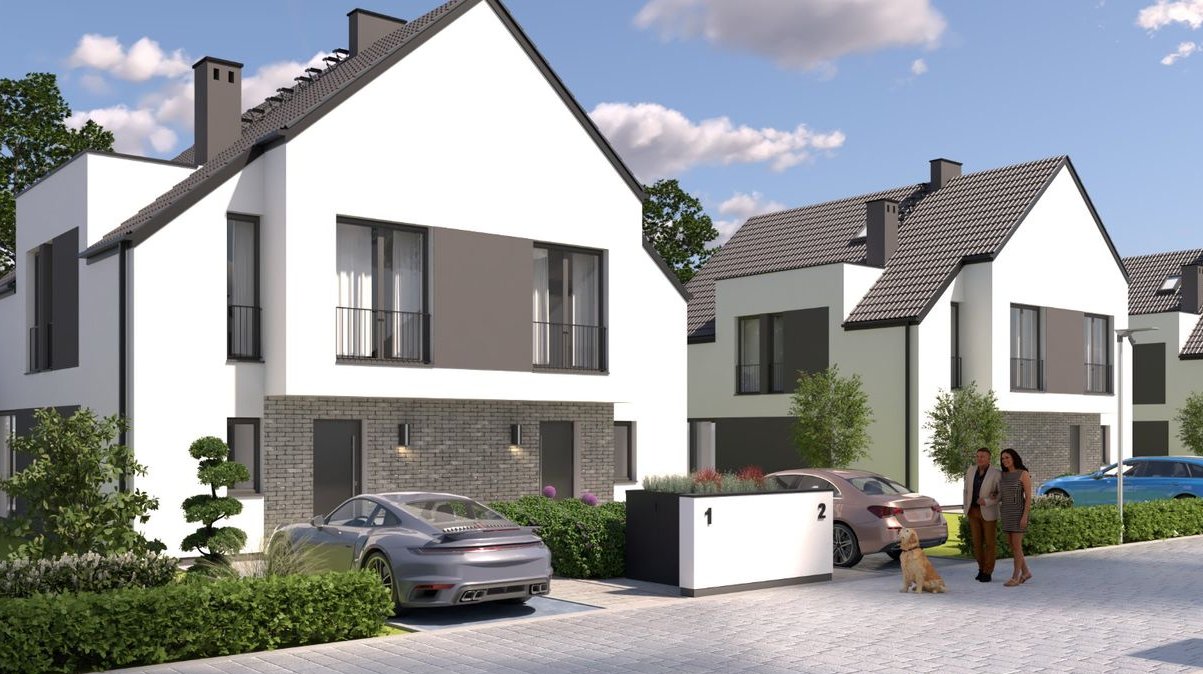 Dom jednorodzinny dwulokalowy - Osiedle Zacisze VIII i IX-ul. Pogodna