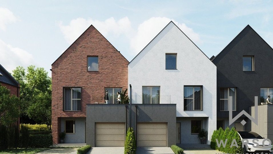 Garaż, poddasze, 4 pokoje, 3 łazienki.