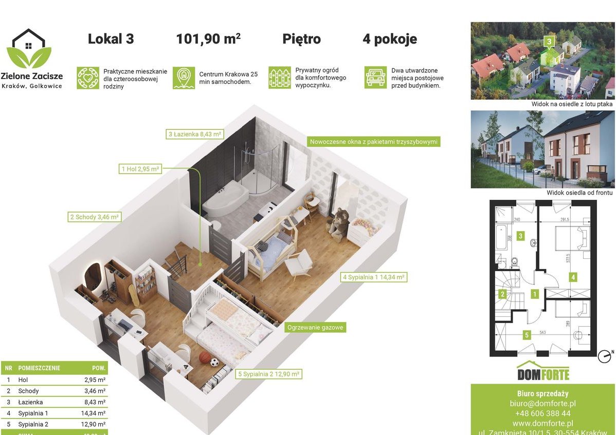 Dom 123m2 z ogrodem na granicy Krakowa i Swoszowic 15min od CH Bonarka