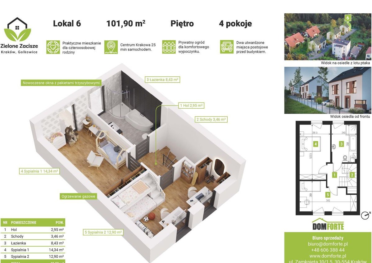 Dom 123m2 z ogrodem na granicy Krakowa i Swoszowic 15min od CH Bonarka