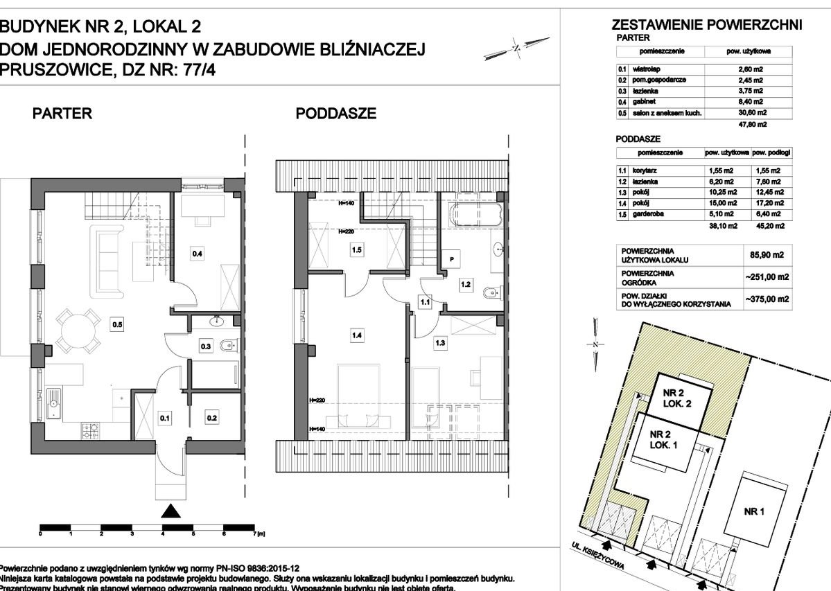 Dom jednorodzinny dwulokalowy w Bawarskim stylu z prywatnym ogródkiem
