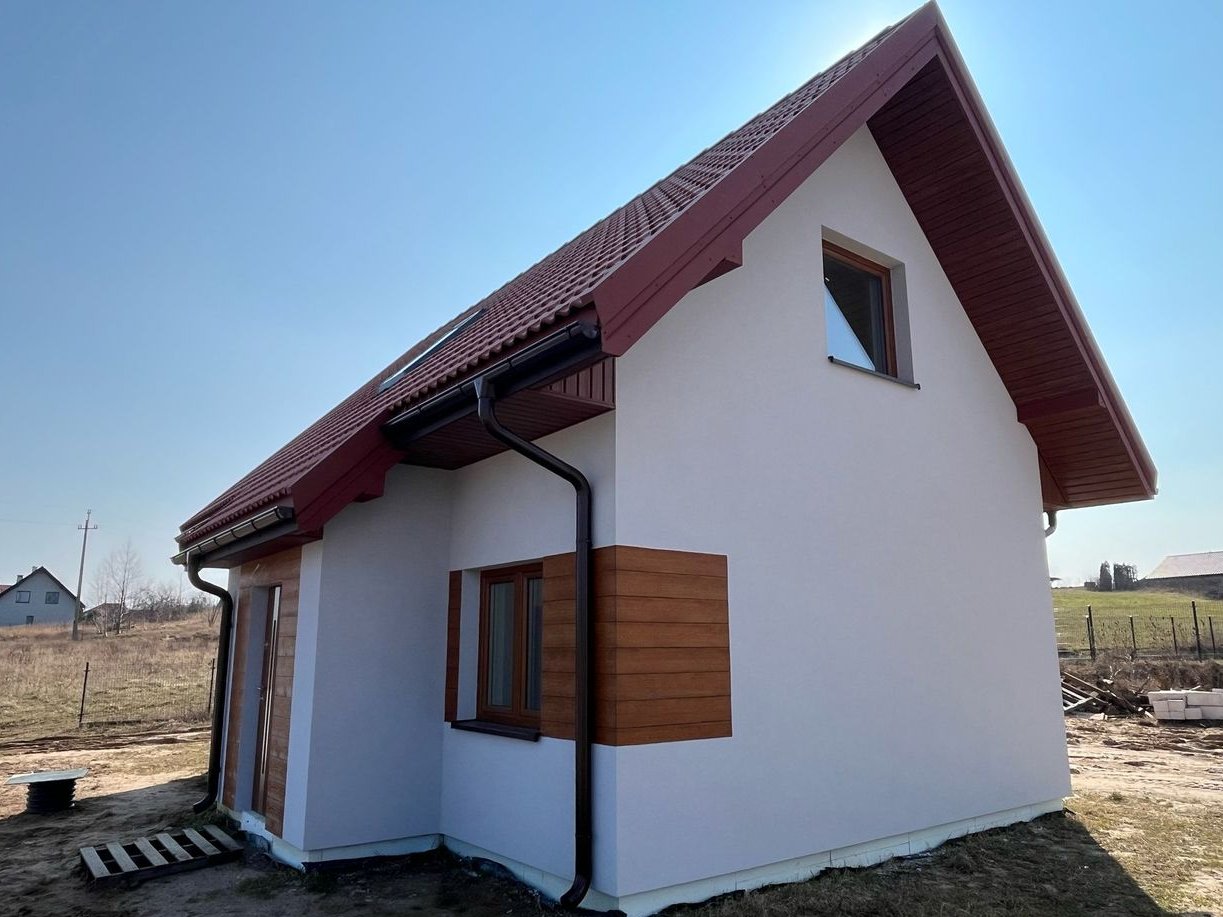 Nowy dom wolnostojący 76 m2 Gołdap
