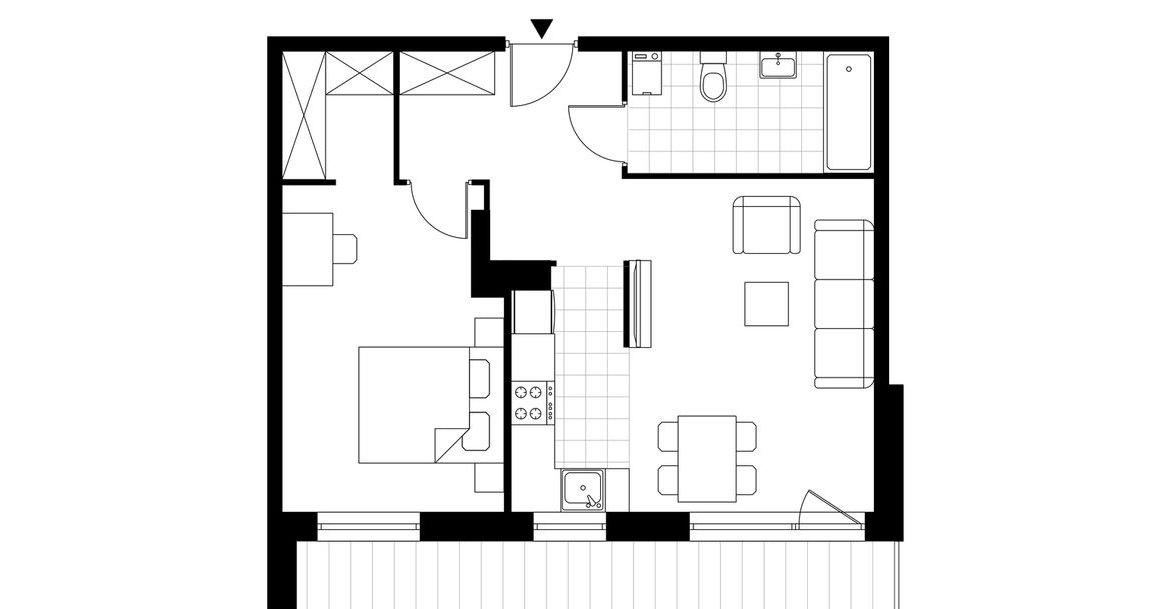 2-pokojowe mieszkanie 49m2 + balkon Bez Prowizji