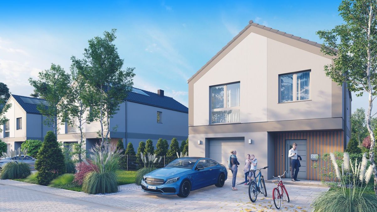 Srebrny Spot nowoczesny dom w wyjątkowej lokalizacji Gdańska