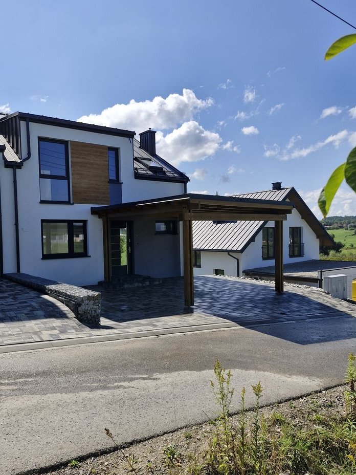 Atrakcyjny, komfortowy dom bliźniak - Poręba Mała, Zawada