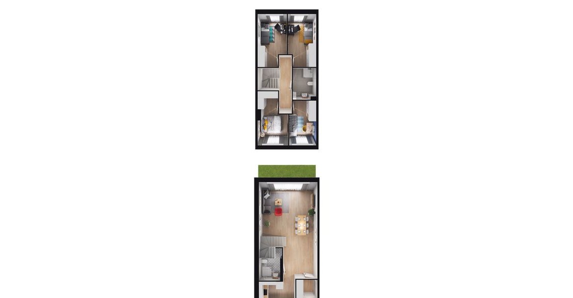 5-pokojowy dom 96m2 + ogródek Bez Pośredników