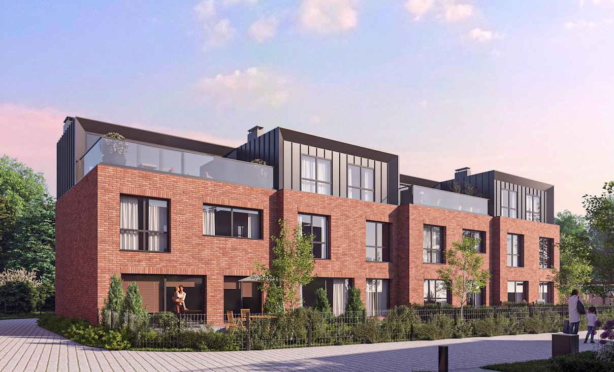 Dom bliźniaczy D2 - 134,96 m² z ogrodem, tarasem i garażem – Junacka,