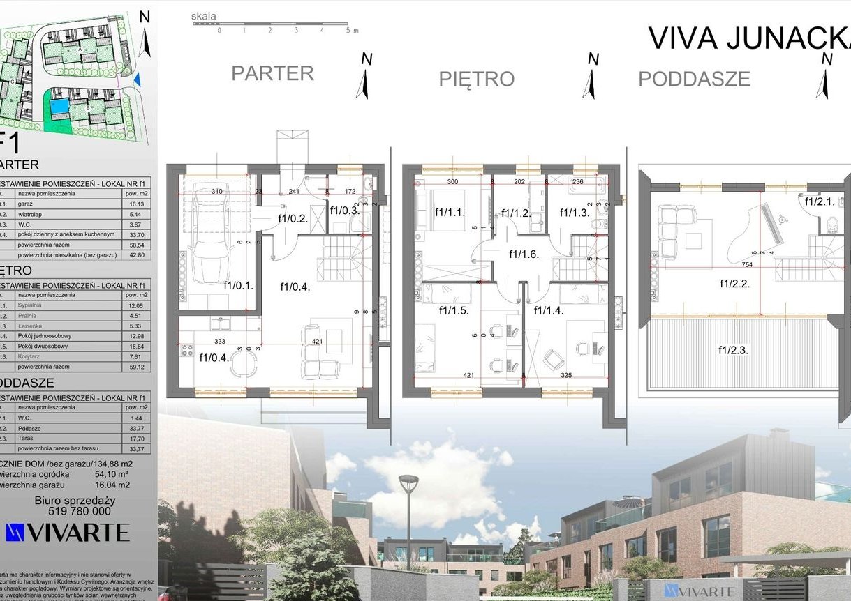 5 pokoi – Dom z ogrodem z tarasem i garażem – Junacka, Wrocław,