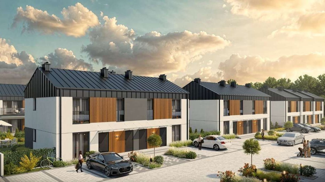 Binków Park - Dom B1 - NOWA INWESTYCJA - Ogródek Parking DOM