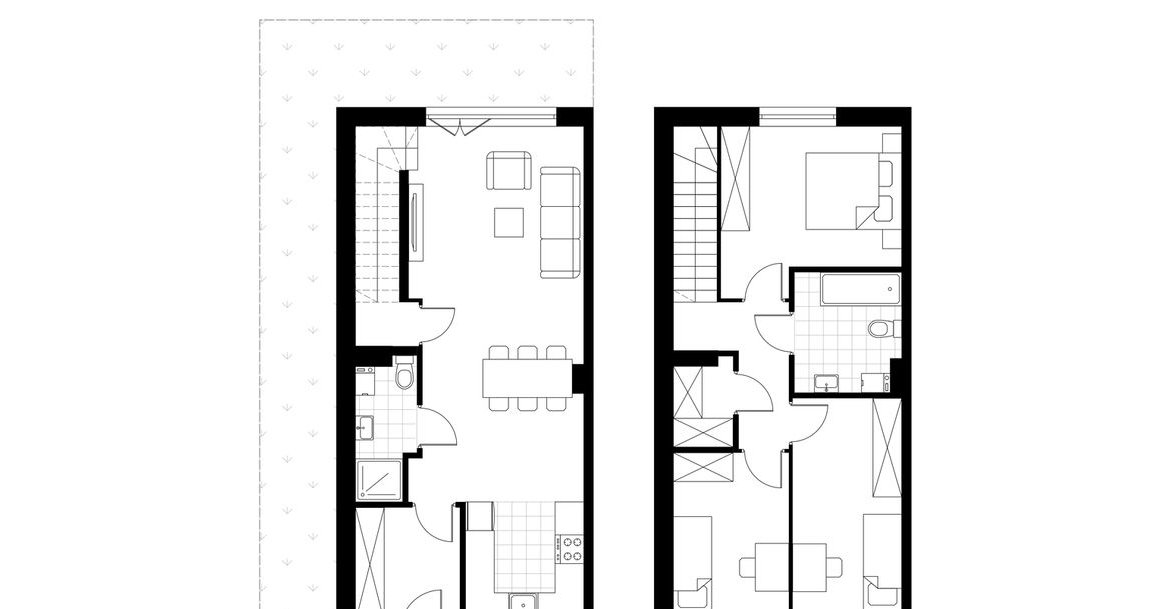 5-pokojowy dom 84m2 + ogródek Bezpośrednio