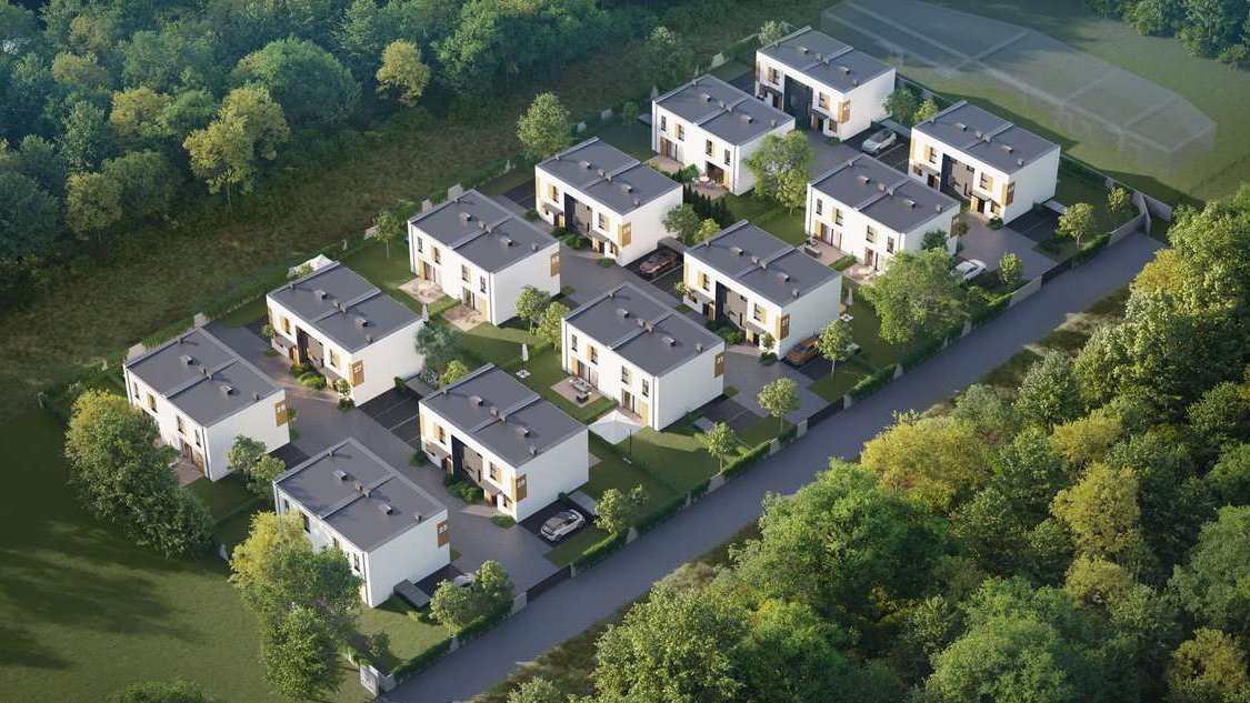 Rezerwacja - Jędrzychów, Dom 37/1 z ogrodem + 2 m. parkingowe