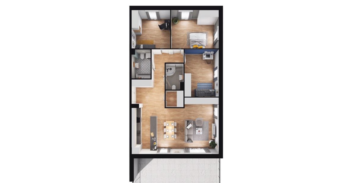 Fokus Bielany | mieszkanie 4-pok. | 13