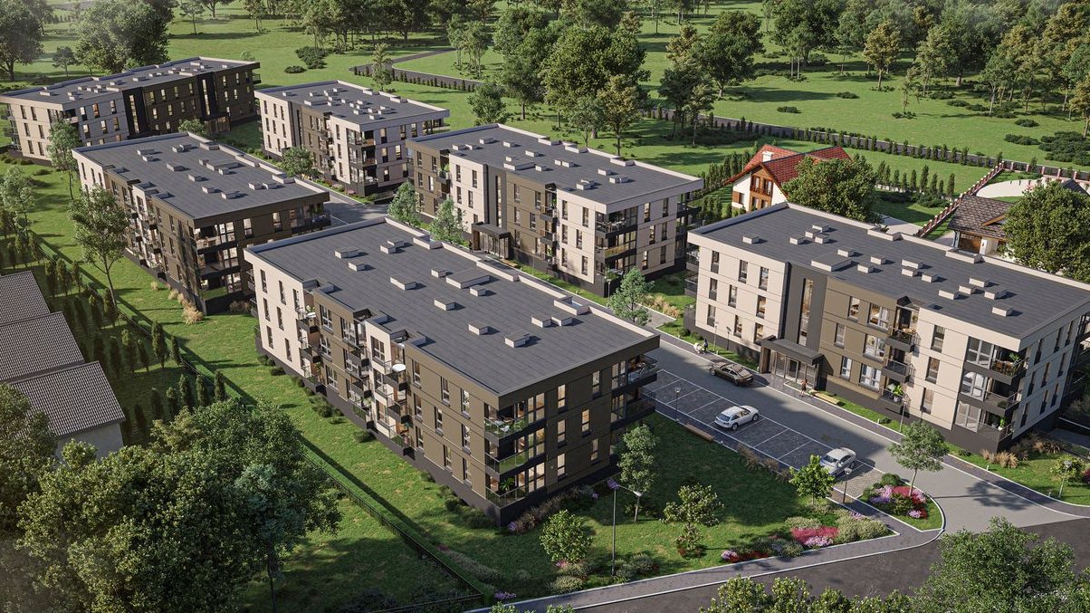 2-pokojowe mieszkanie 43m2 + balkon Bezpośrednio