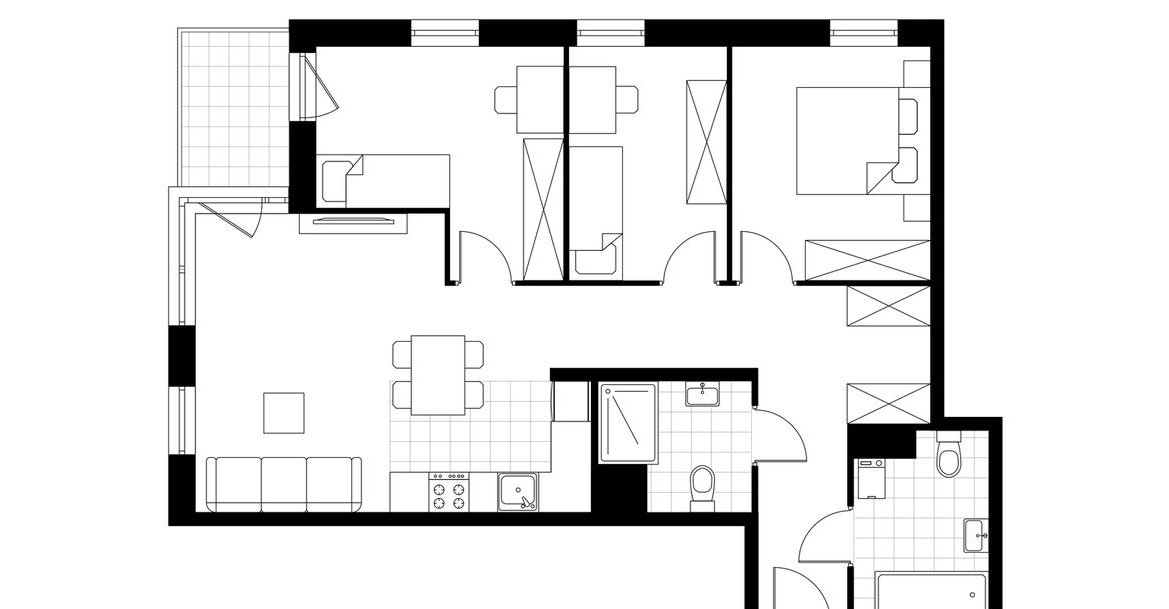 4-pokojowe mieszkanie 73m2 + balkon Bez Prowizji