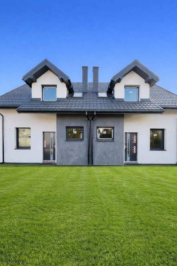 Bliźniak w podwyższonym stanie deweloperskim z ogródkiem !!! Zwięczyca