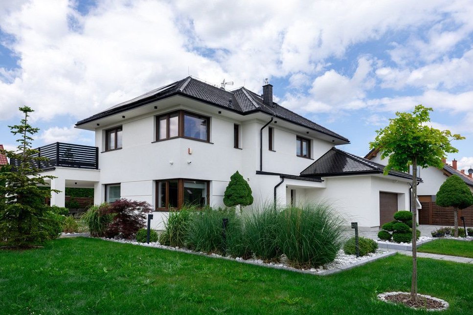 Nowoczesny dom z sauną, pięknym ogrodem - Wilkszyn