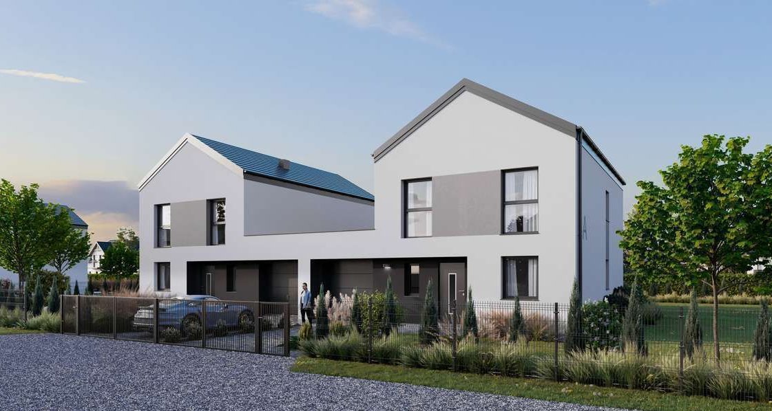 Osiedle Słoneczne, ogrodzona działka, brama z napędem, światłowód.