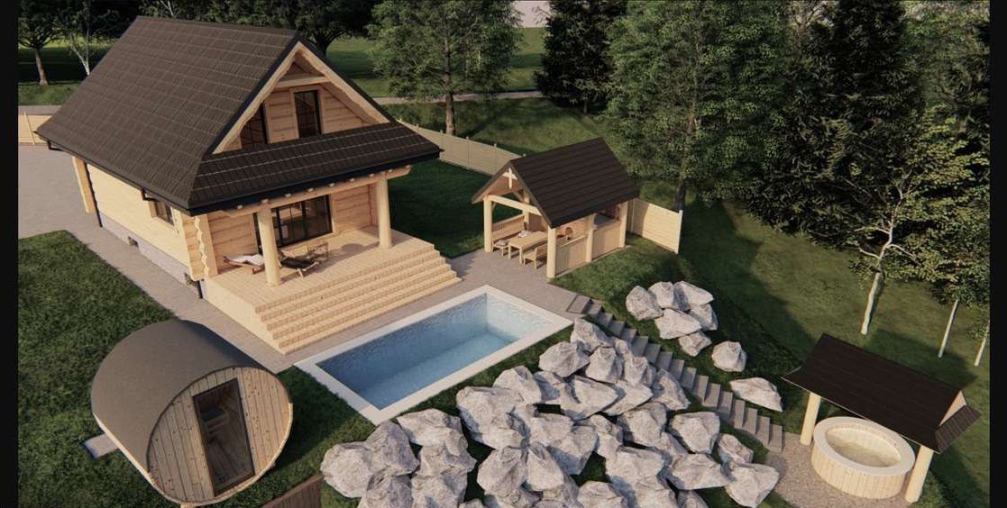 Dom z półbala, willa, gotowy dochodowy biznes, rezydencja wypoczynkowa