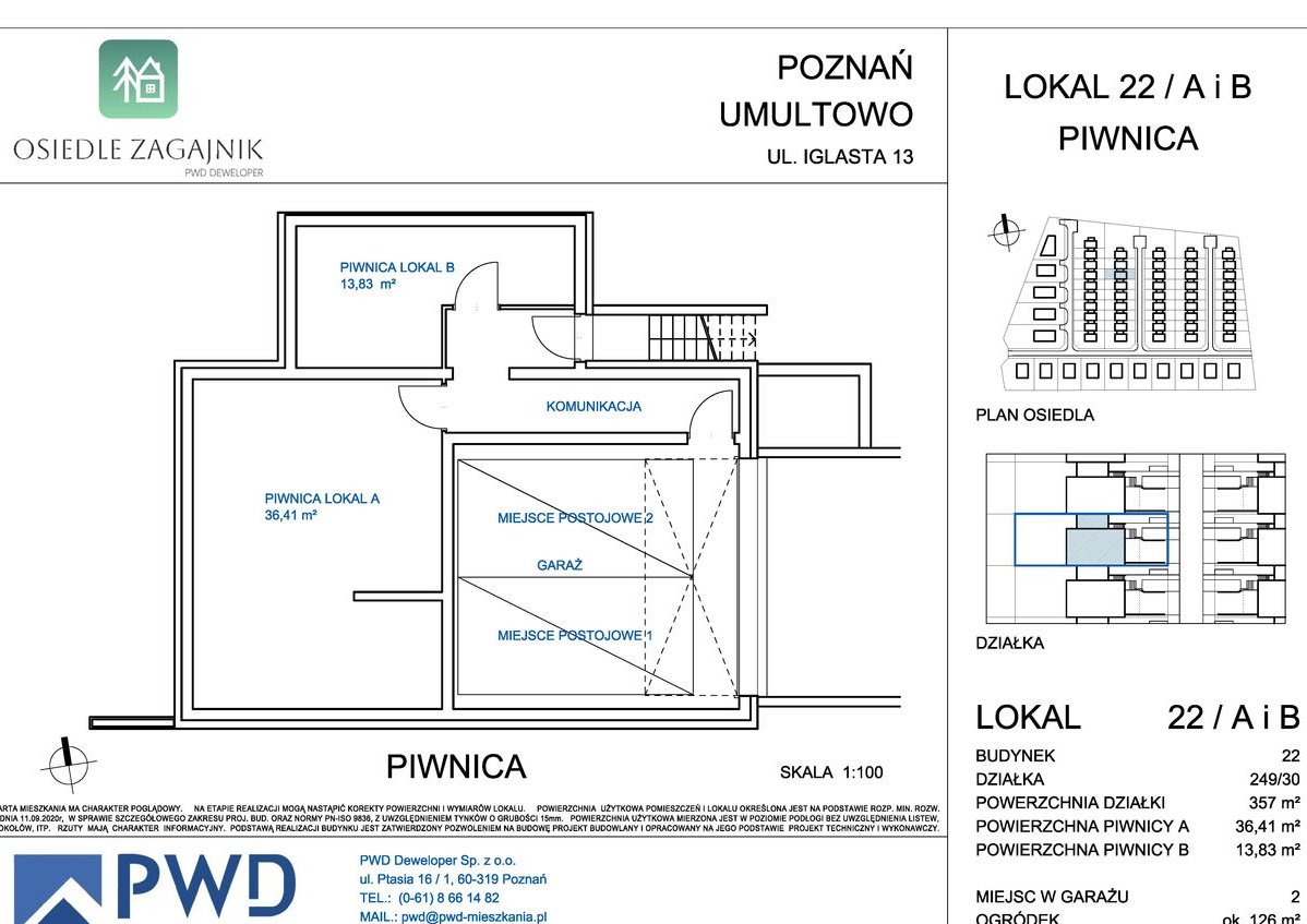 Osiedle Zagajnik | mieszkanie 3-pok. | 22/B