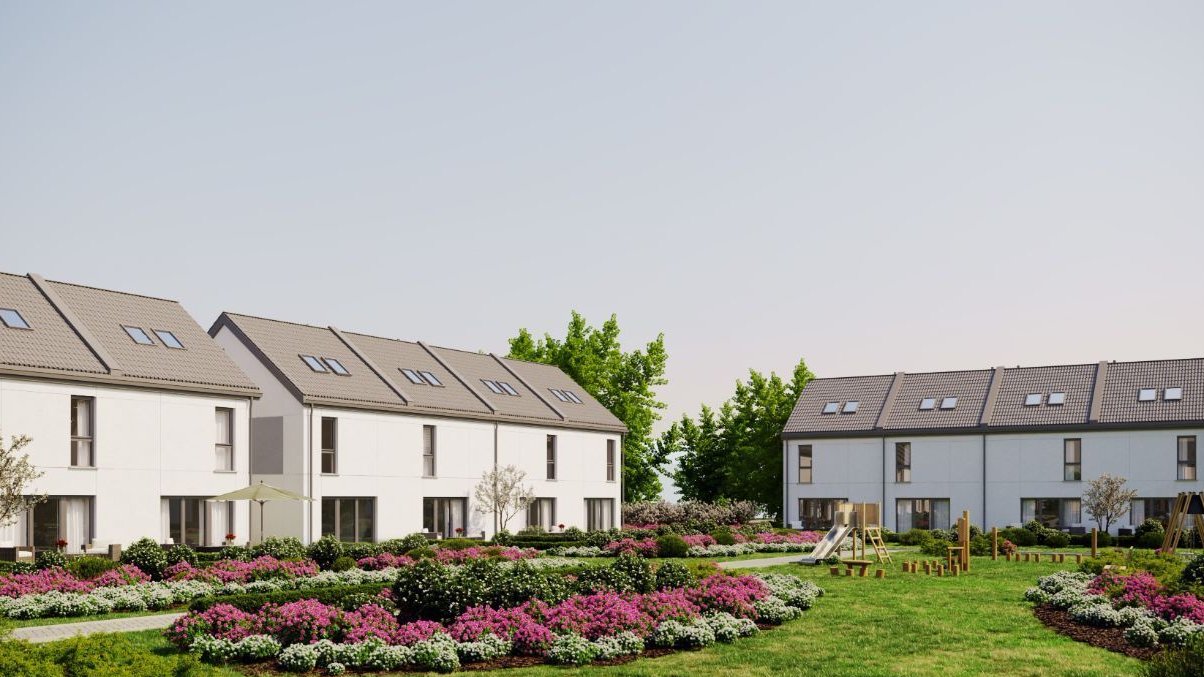 Kwitnące Ogrody | dom z ogrodem Kowale Bąkowo 12 B