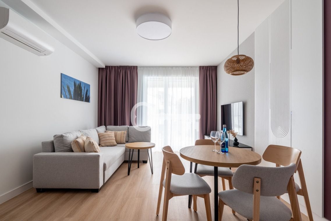 Wykończony apartament w centrum Juraty
